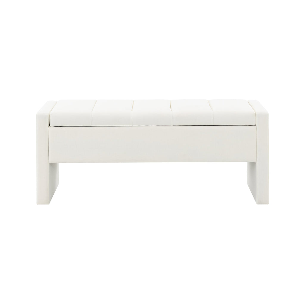 Modern Bed End Bench with Storage