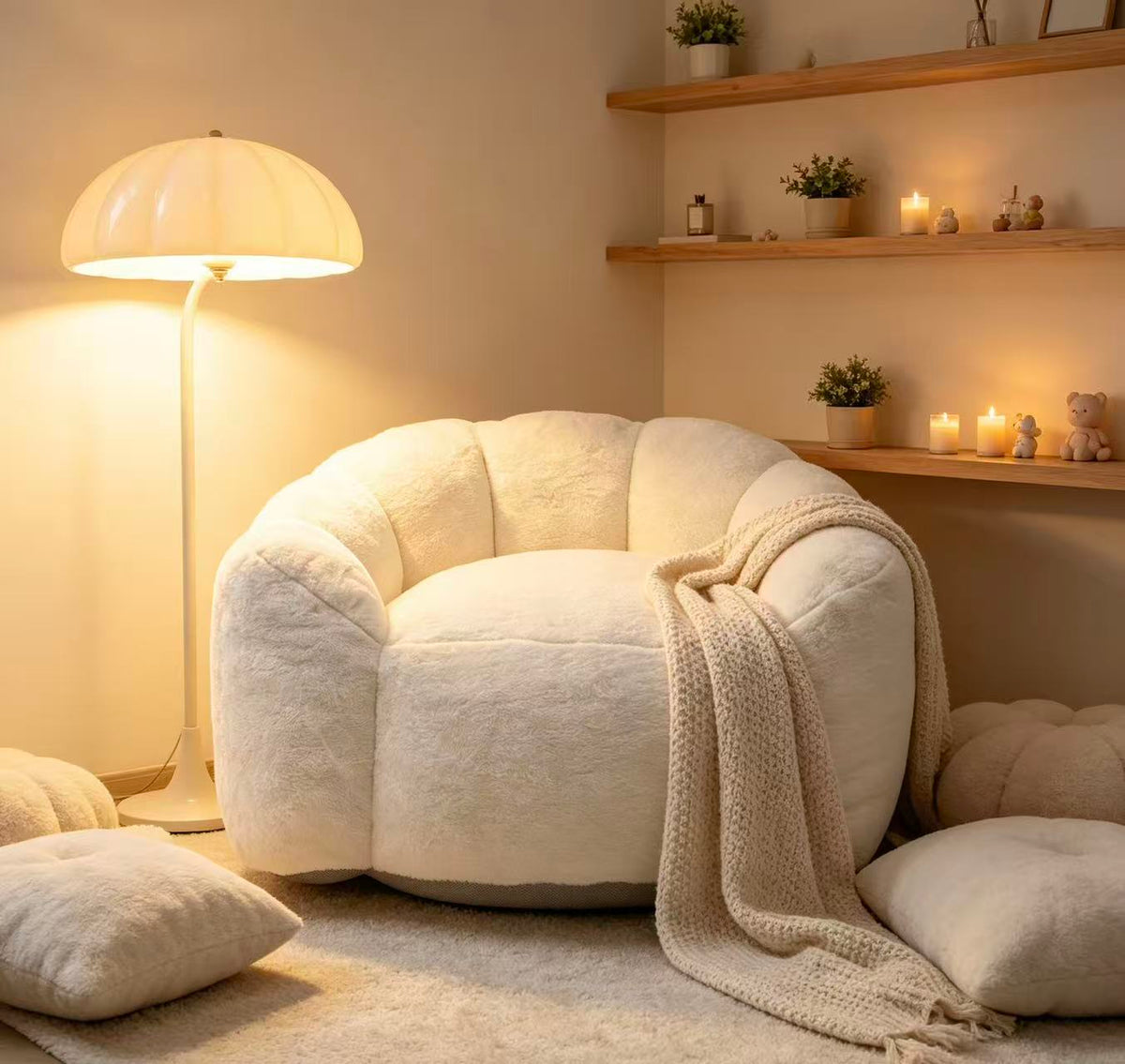 Large Single Petal Cloud Sofa Chair