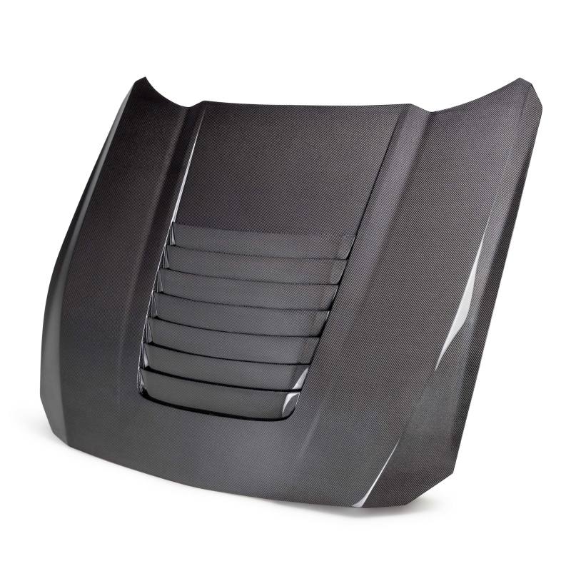 Anderson Composites 2024 Ford Mustang S650 Double-Sided Carbon Fiber Hood AC-HD24FDMU-GT5-DS