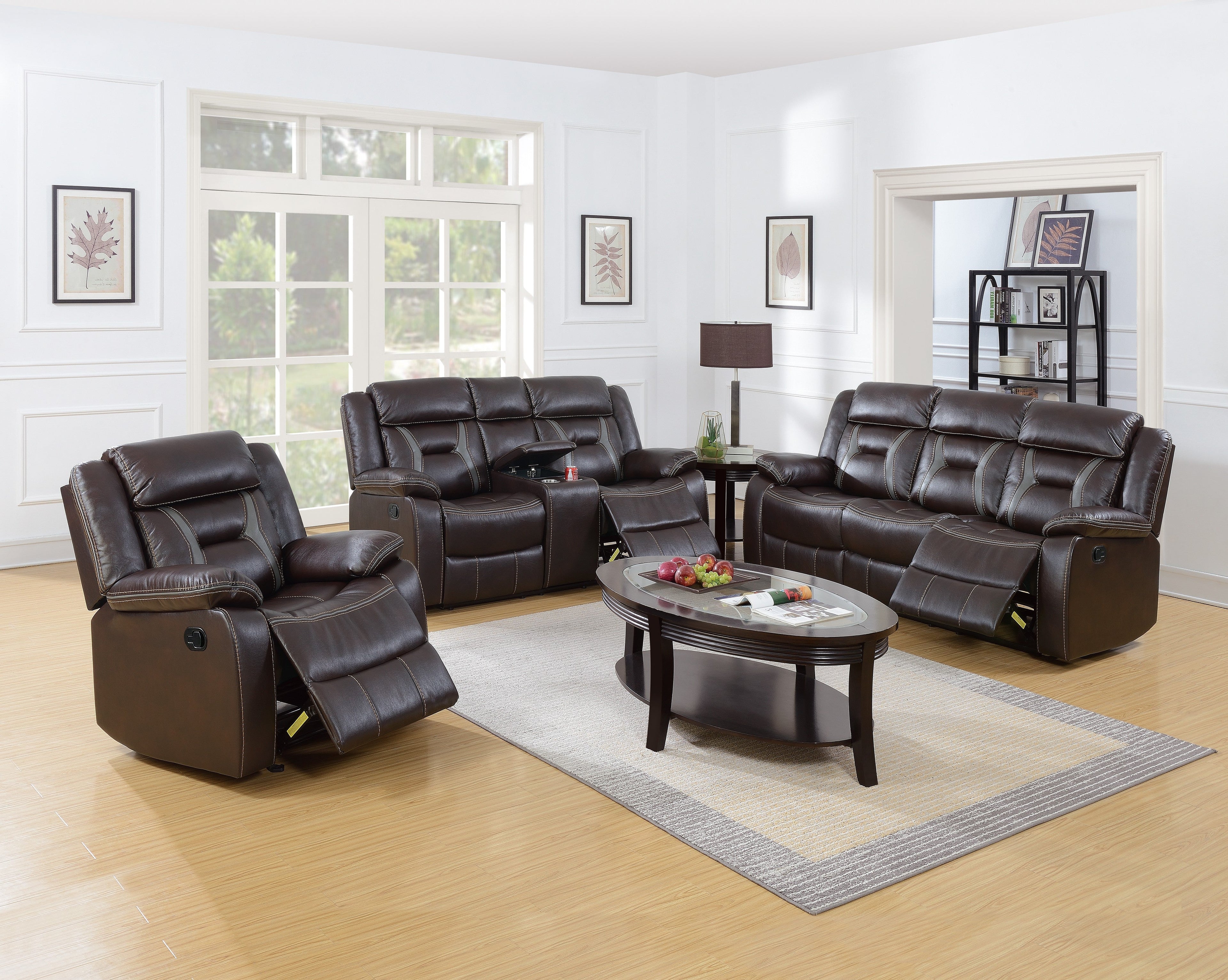 Modern Elegant Power Motion 3pc Living Room Set