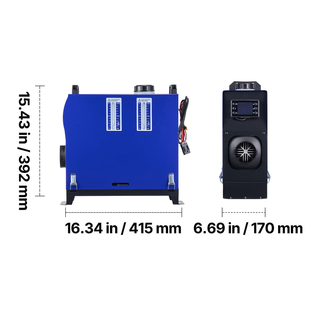 Diesel Heater Portable Diesel Air Heater 8KW DC 12V/24V All in One 1.3 Gal
