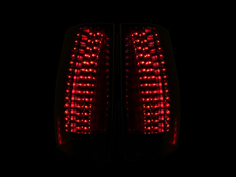 Anzo 2007-2014 Chevrolet Suburban LED Taillights Smoke - Escalade Look