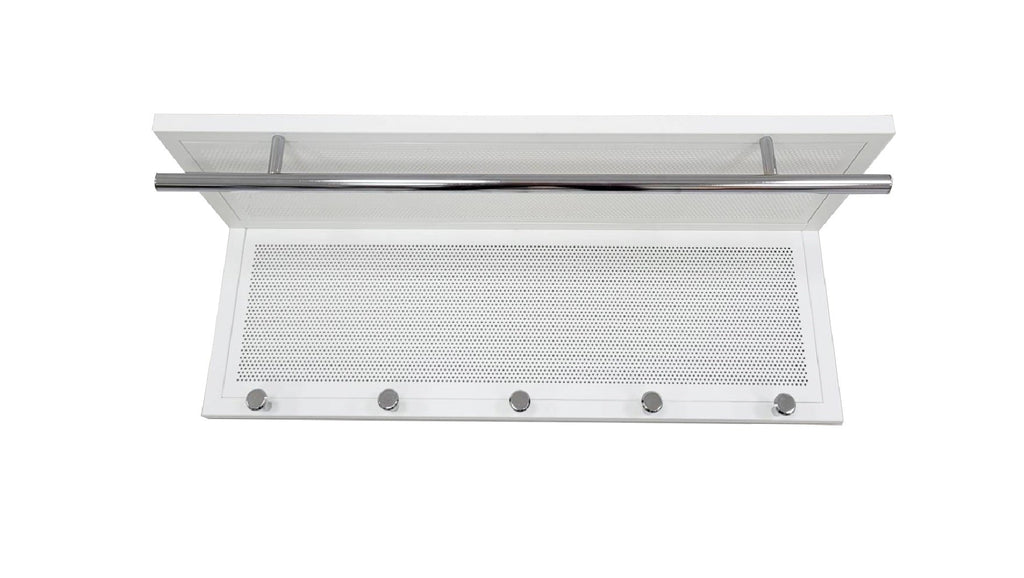 Esyspot Metal Powder Coating Hook Wall Mounted with Shelf