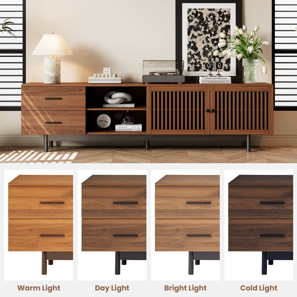 78 Inch Modern TV Stand for TVs up to 85"