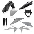 Acerbis 20-23 KTM 150-500 XCF-W/ XC-W-tpi/ EXC-tpi/ EXC-F Full Plastic Kit - Gray/Black 2791541001