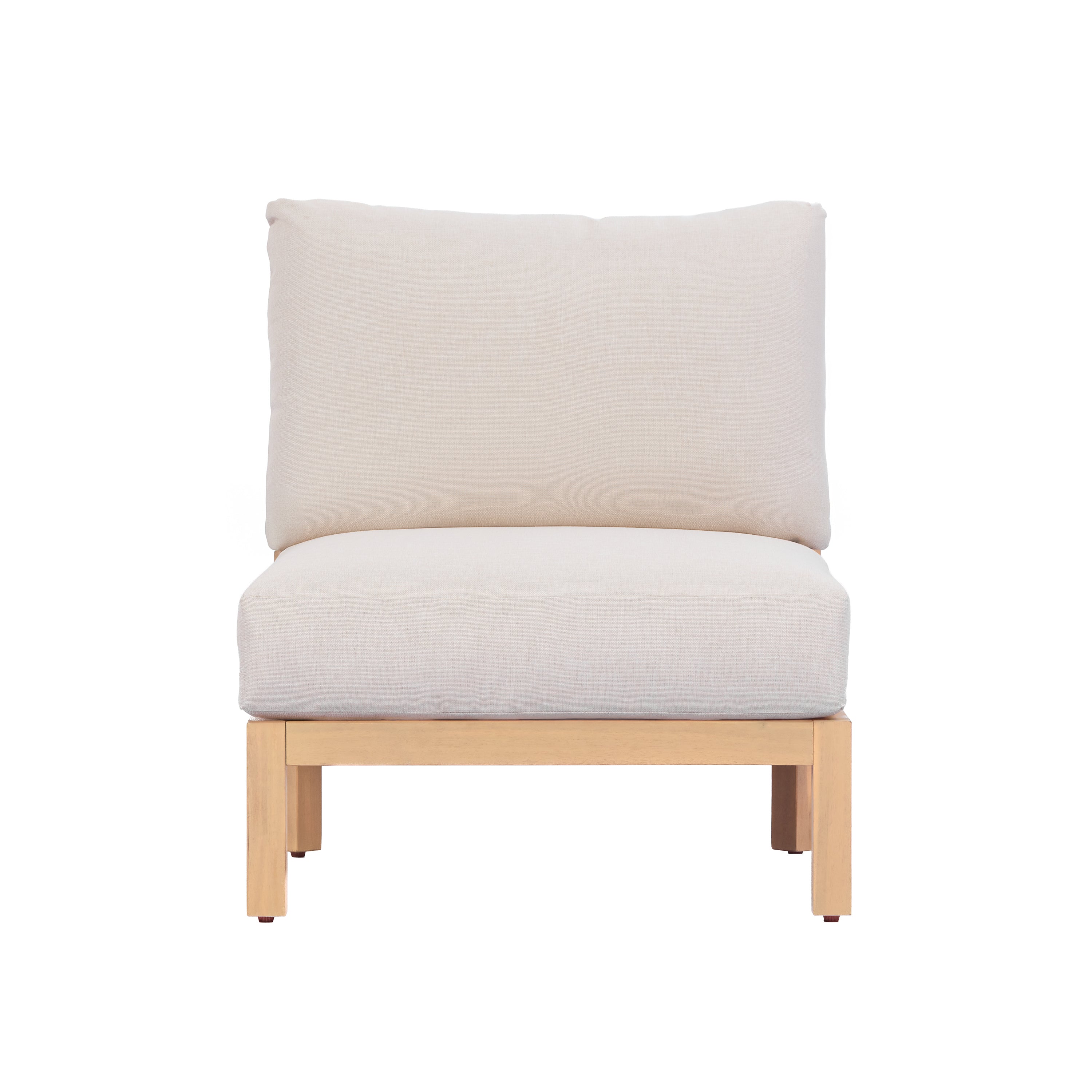 Acacia Wood Patio Furniture Club Chair Set of Two