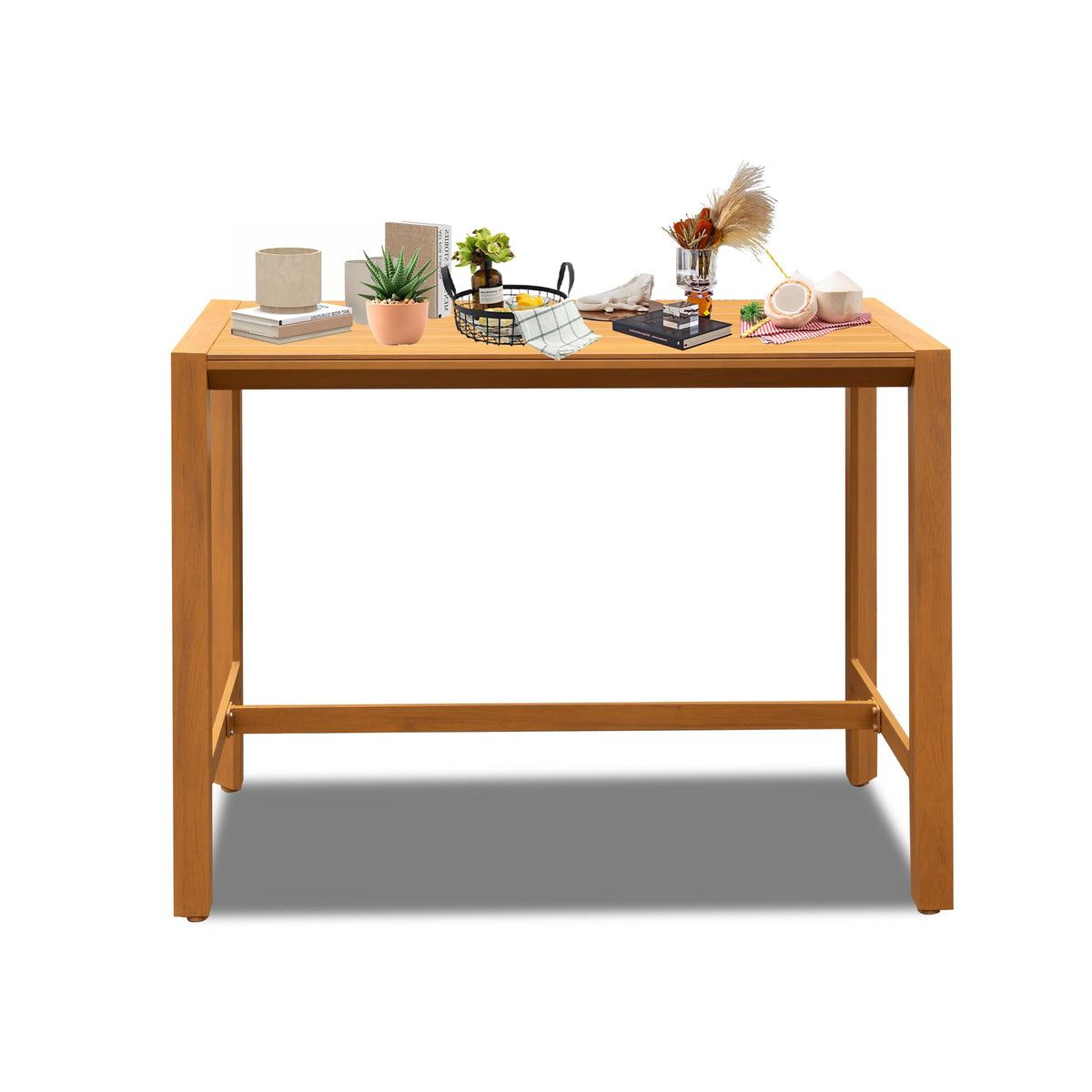 Outdoor Bar Table - Patio Counter Height Design