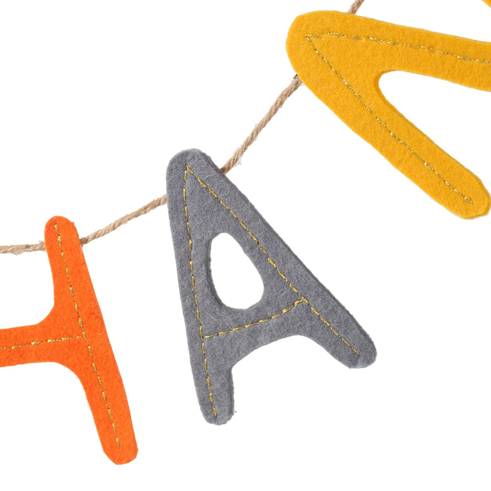 Set of 2, 68" Length Colorful Give Thanks Banner