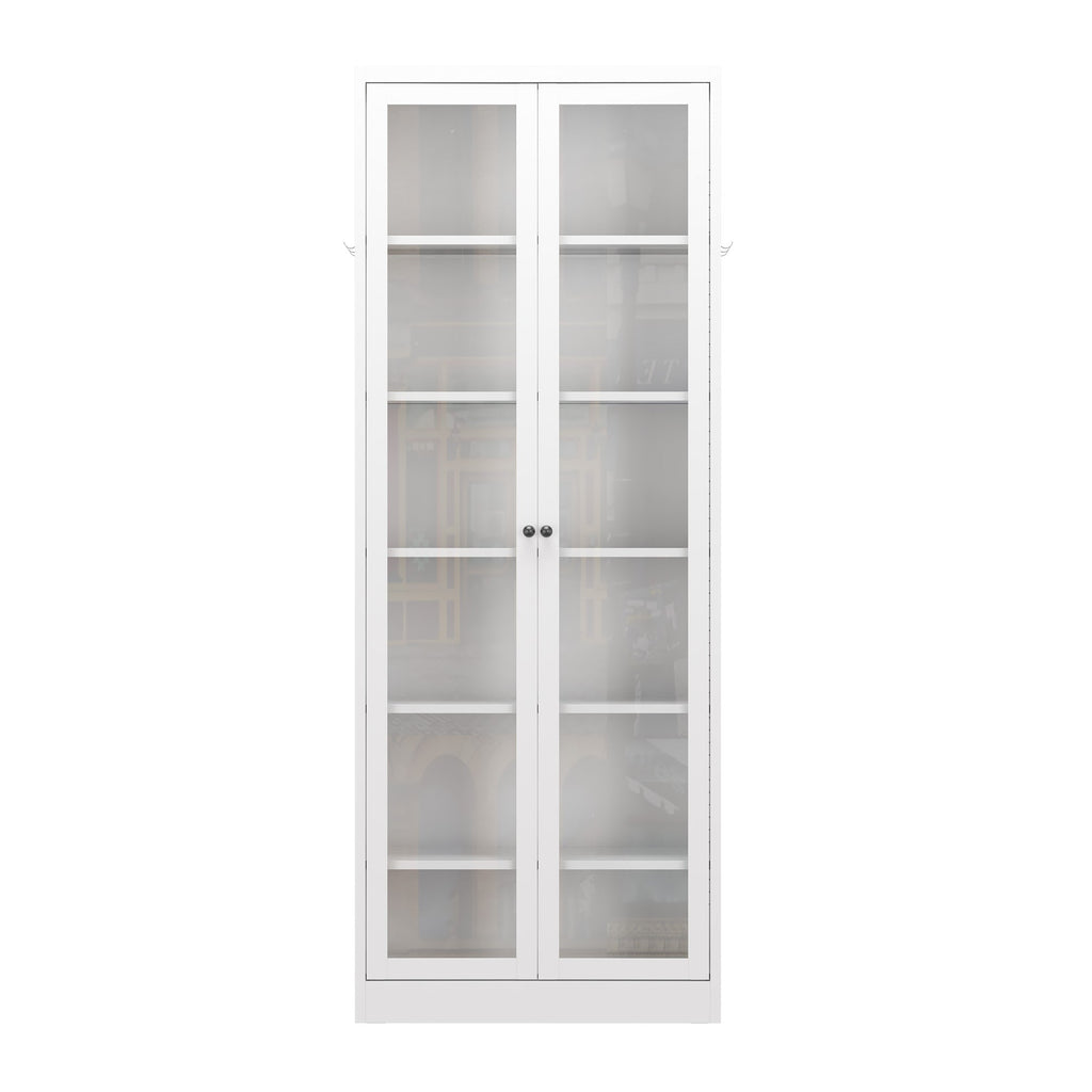 Metal Kitchen Pantry Cabinet - 72" Tall Storage with 5 Adjustable Shelves