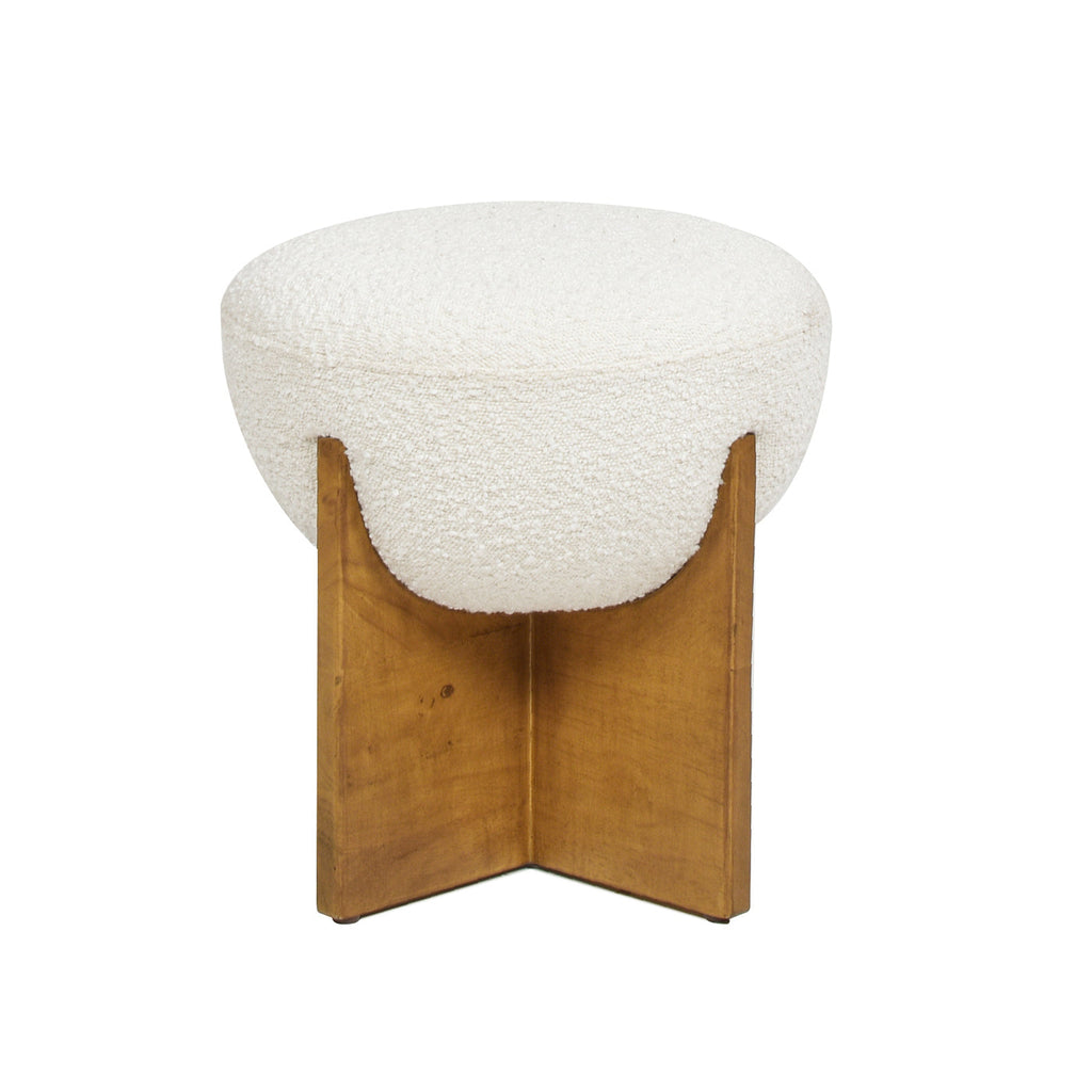 Bali 18.5" Round Upholstered Ottoman