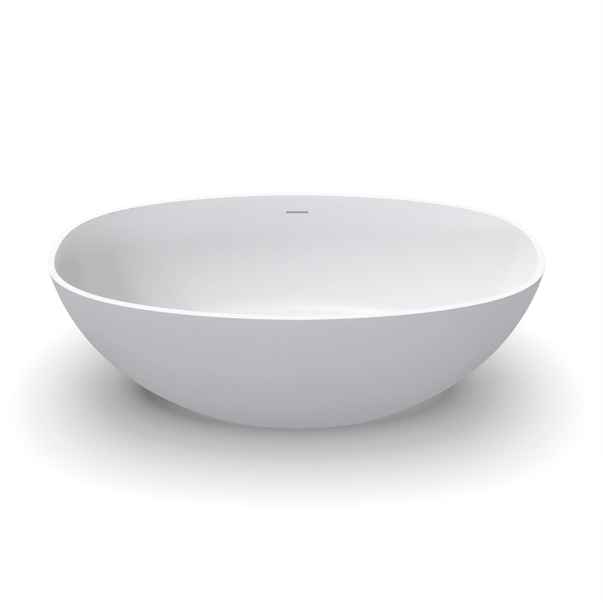 61 Inch Solid Surface Freestanding Bathroom Bathtub