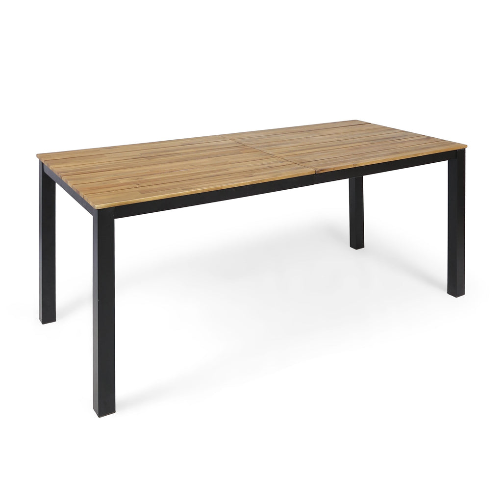 3-Piece Outdoor Acacia Wood Dining Set