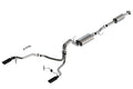 Borla F-150 2021 5.0L 4dr CC SB EC STB Lariat/KR/Pltm/LTD 3/2.25 SRE Cat-Back Touring Black CHR Tips 140865BC