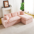 Pink Turtle Velvet Versatile Sofa