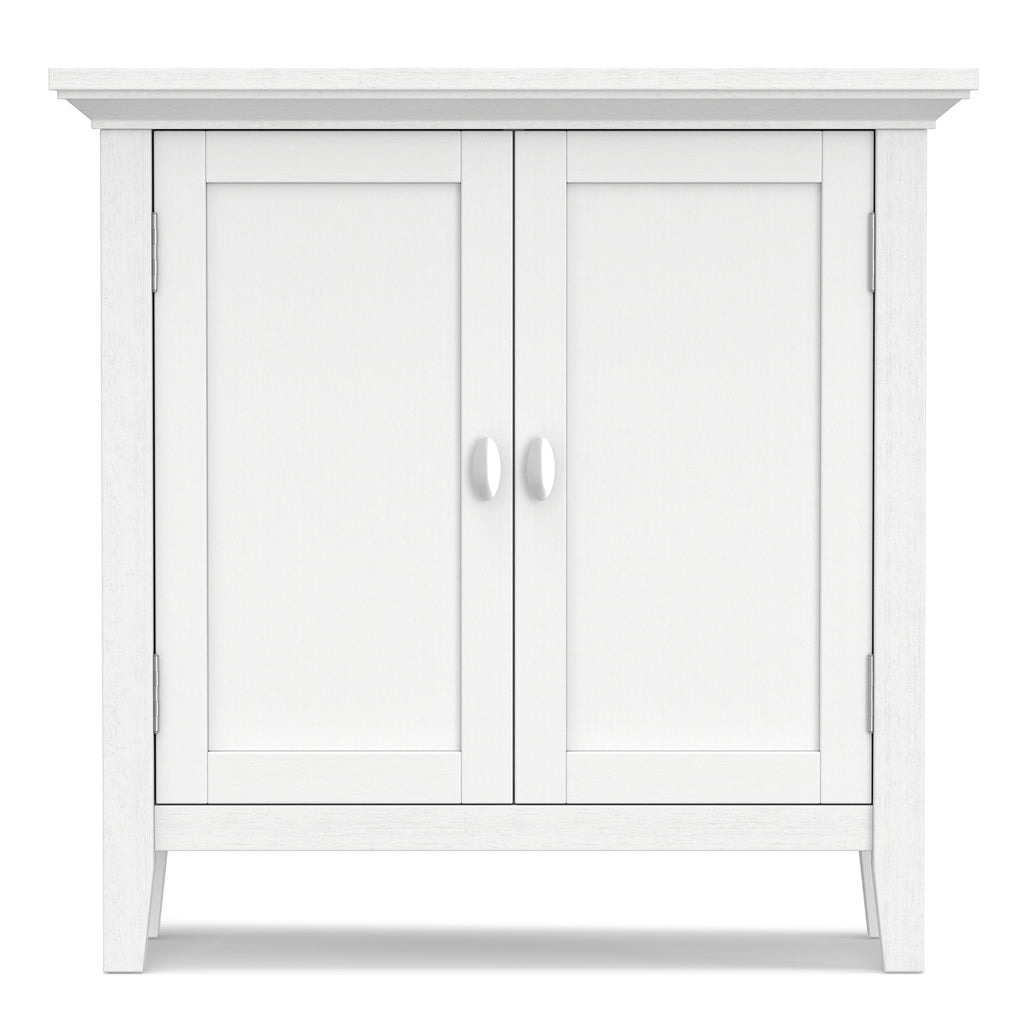Redmond 32 Inch Wide Solid Wood Low Storage Cabinet