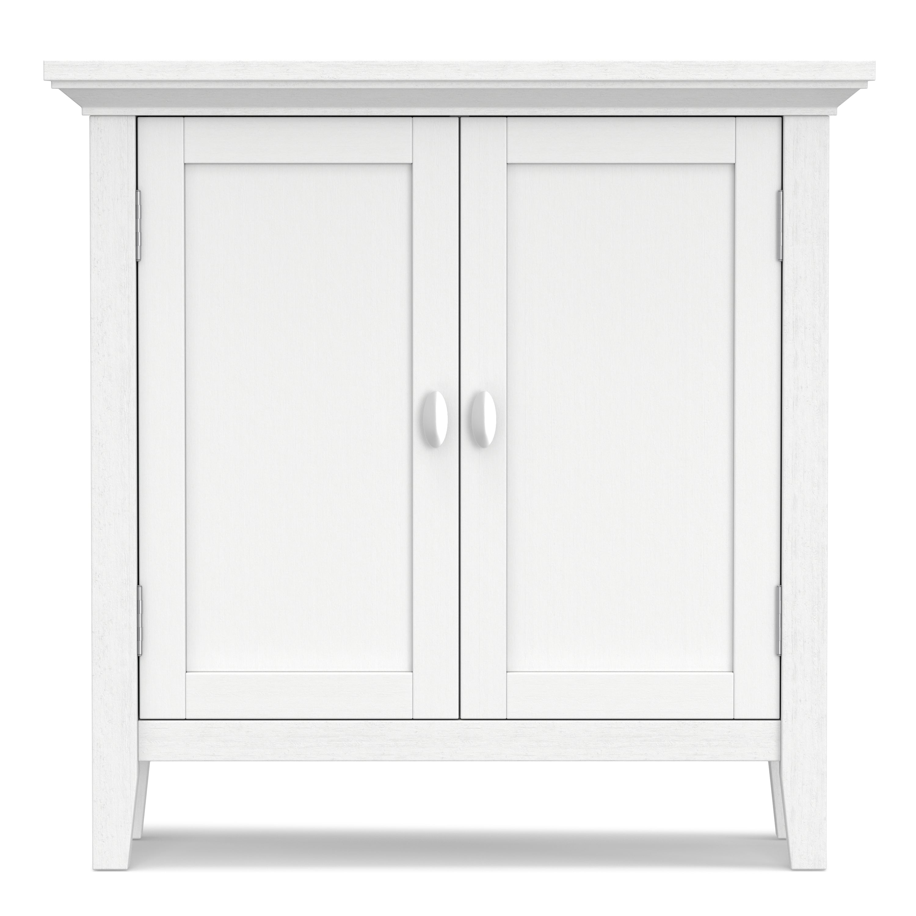 Redmond 32 Inch Wide Solid Wood Low Storage Cabinet