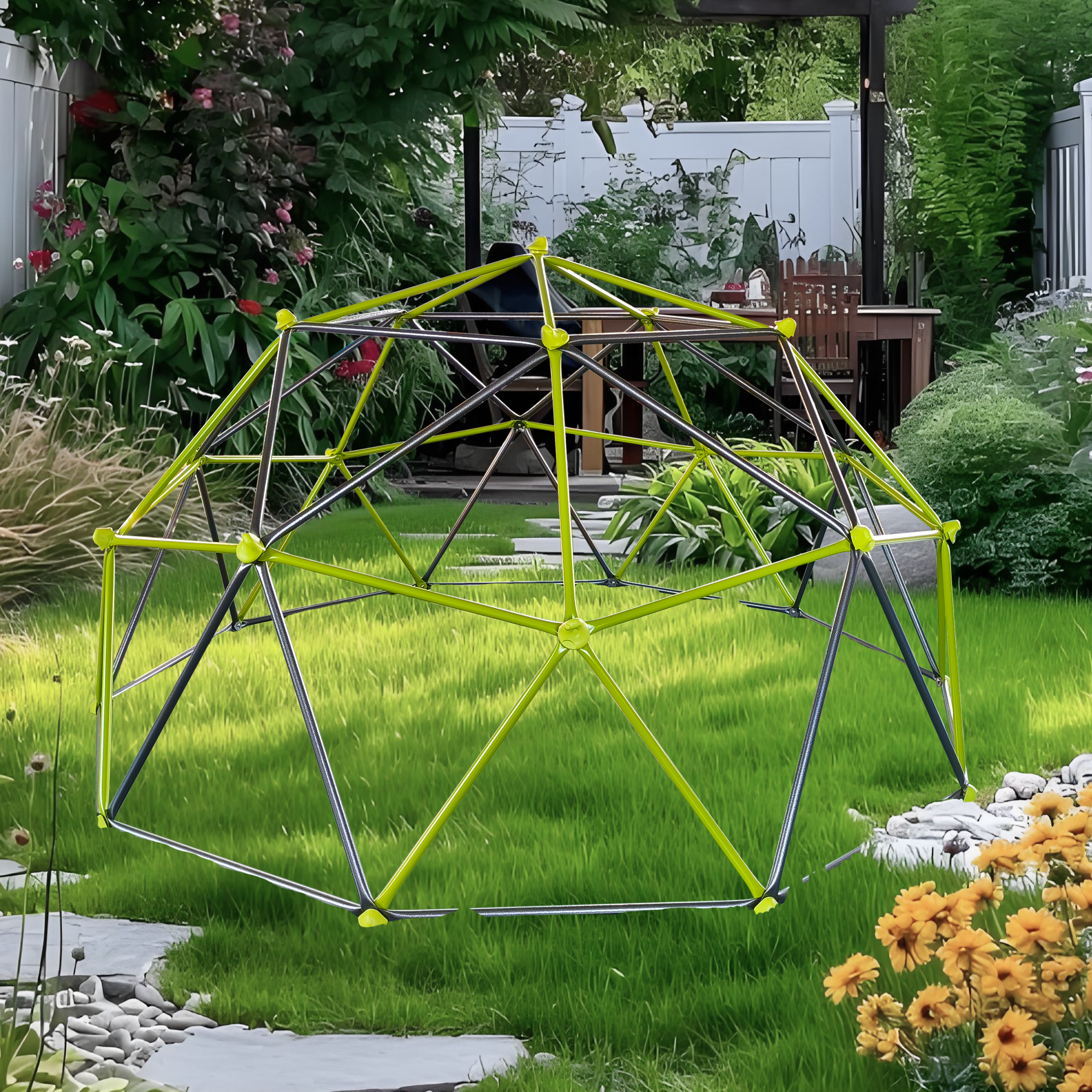 XCF006I Ten Sided Climbing Frame for Outdoor Playground
