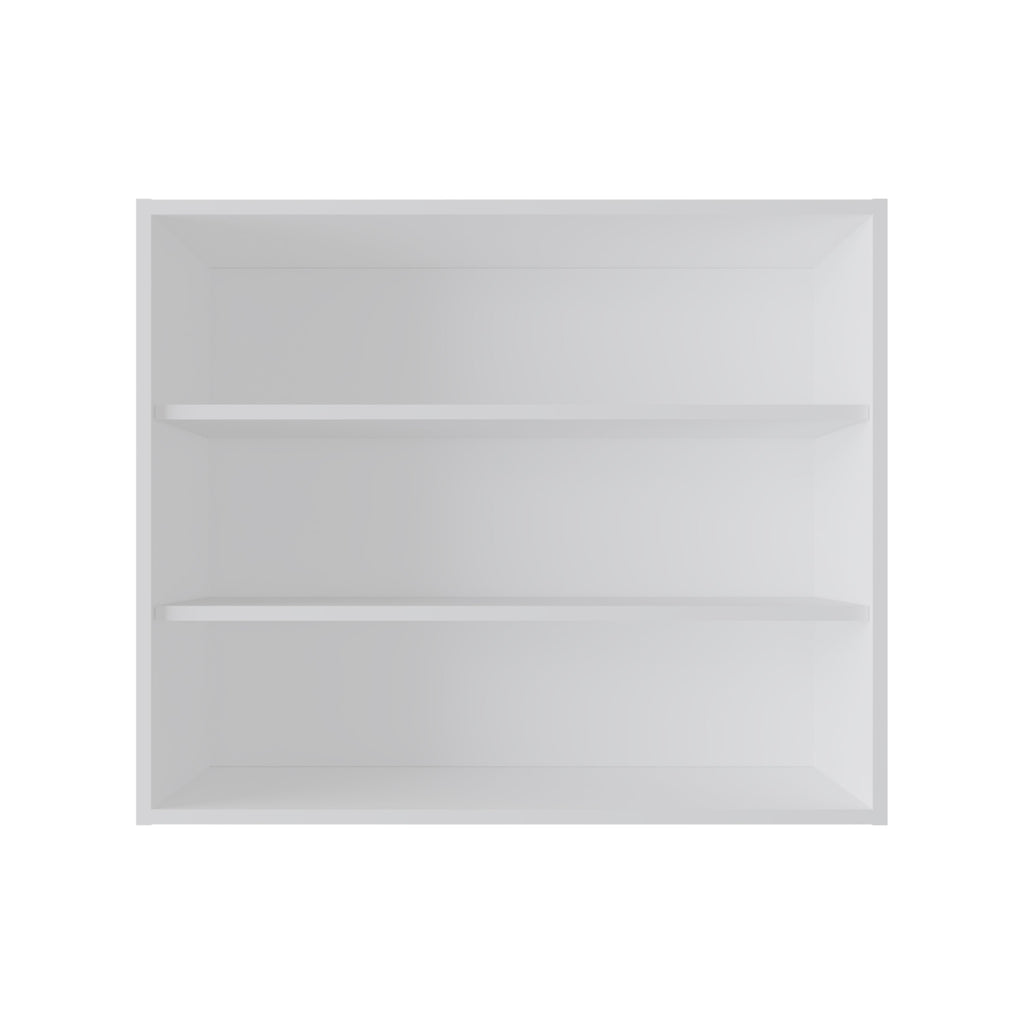 Chinle Wall Cabinet in Melamine with Open Storage