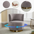 360 Degree Swivel Cuddle Barrel Accent Sofa Chairs