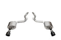 CORSA Performance Corsa 2024 Ford Mustang GT Touring Axle-Back Dual Rear Exit with 4.5in Pro Series Black PVD Tips 21256BLK