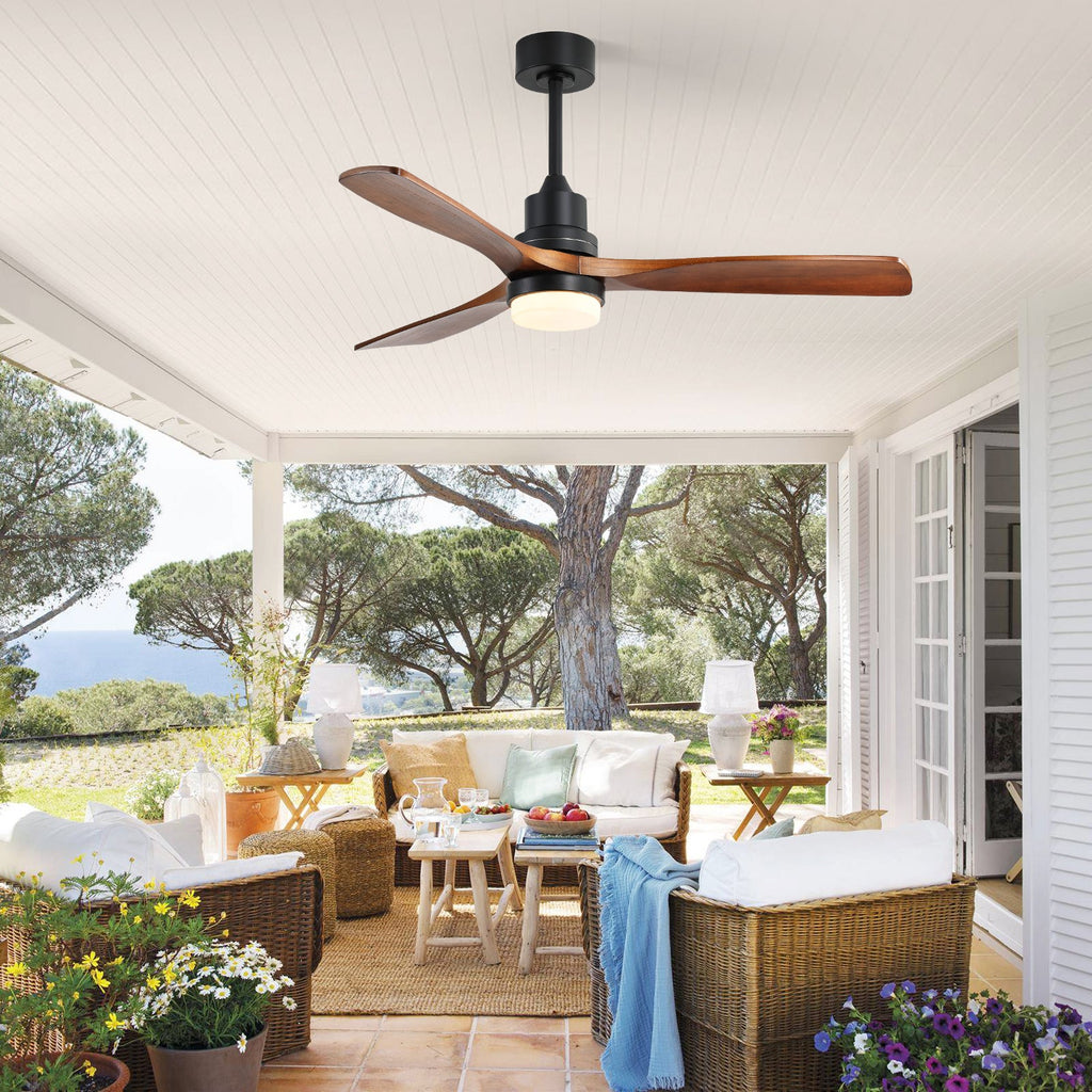 52 Inch Indoor Ceiling Fan With Dimmable LED Light