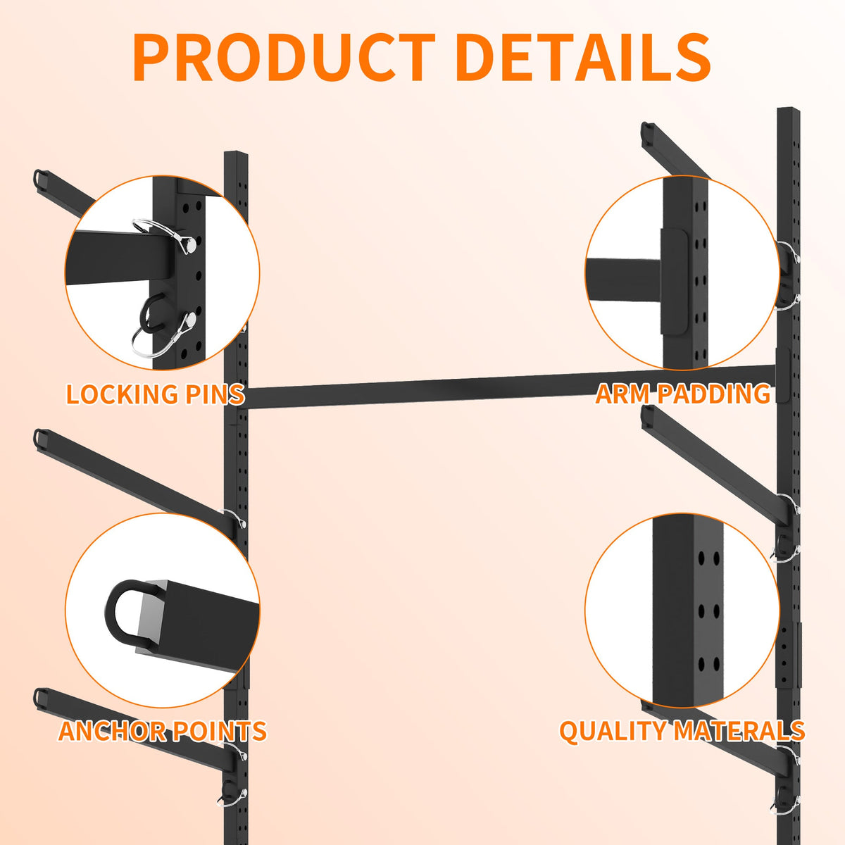 80''H Freestanding Kayak Storage Rack