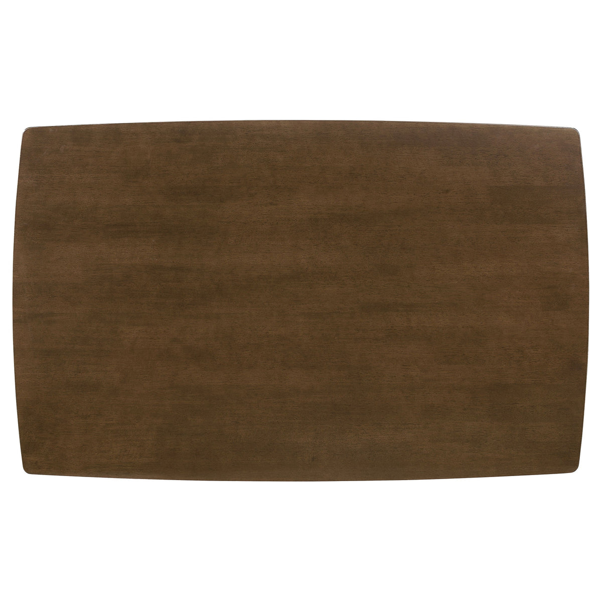 Retro Chestnut Dining Table with Angled Legs