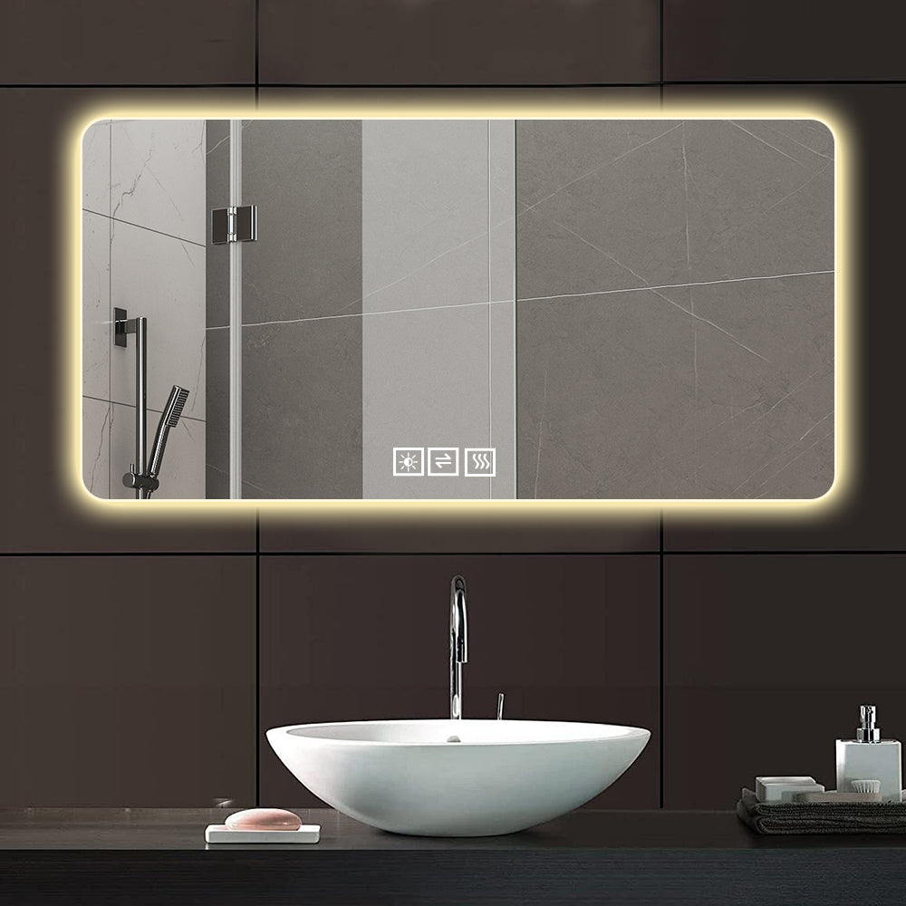 28"x60" Frameless LED Bathroom Mirror