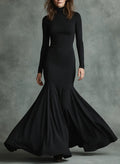 European And American Autumn And Winter High-End New Fishtail Dress