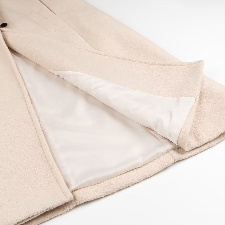 Women's Long Wool Coat Outerwear