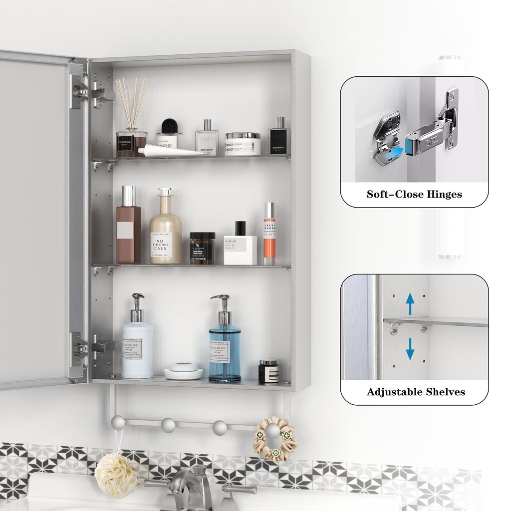 16'' x 24'' Medicine Cabinet with Mirror