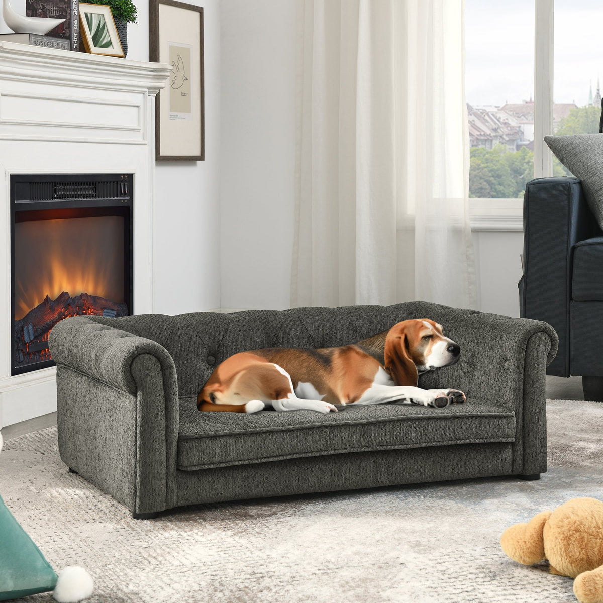Elegant Rectangle Pet Bed for Small and Medium Dogs
