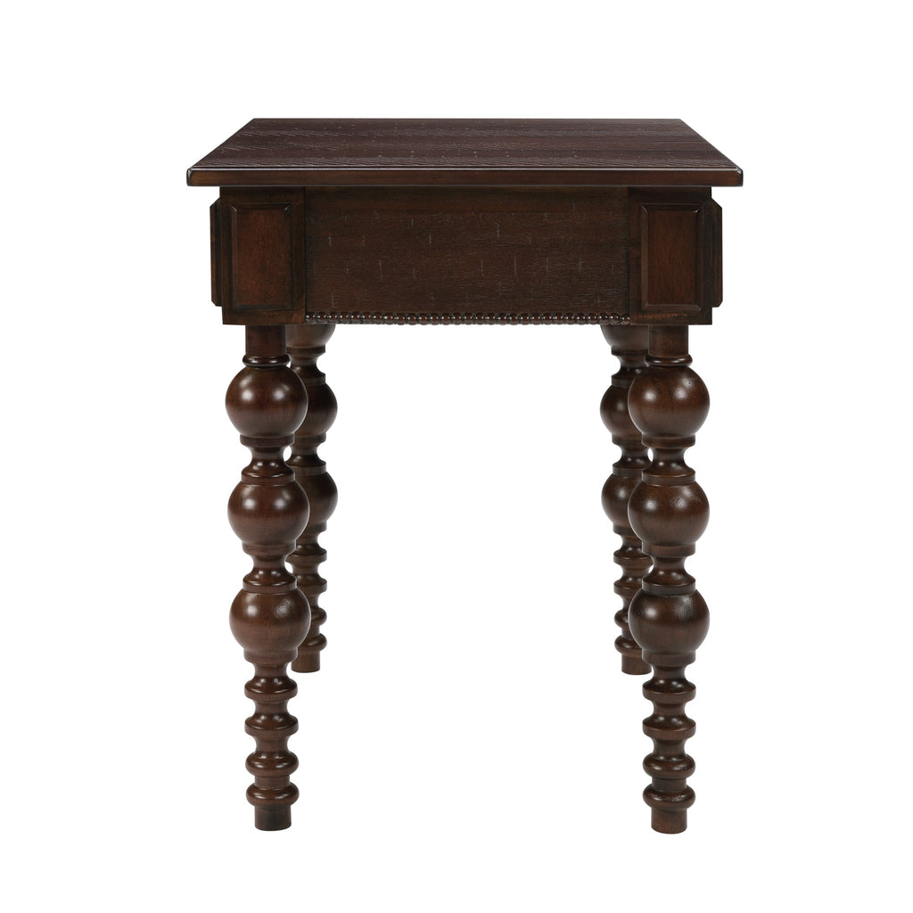 Solid Wood End Table with Drawer