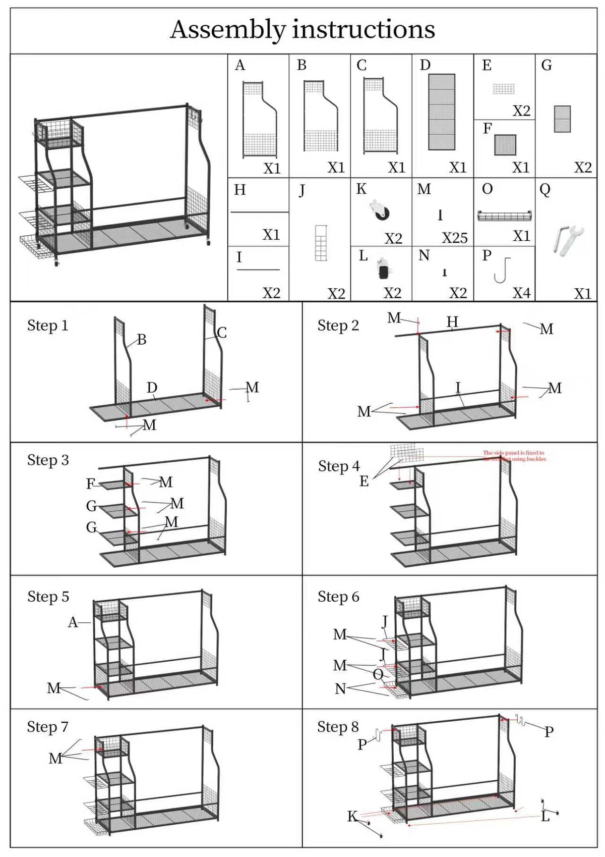4 Golf Bag Organizer Garage Storage