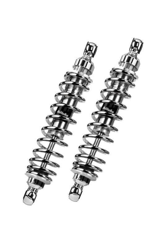 Bitubo Suspension Bitubo WMB0 Twinshocks Adjustable: Spring Preload, Length 351mm, Chrome Edition T0030WMB03