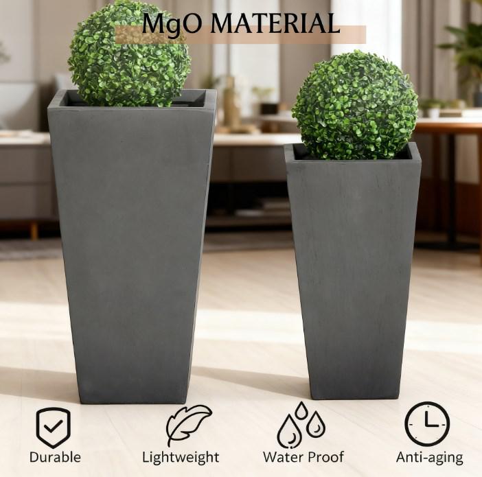 Durable & Stackable Plant Pot Set