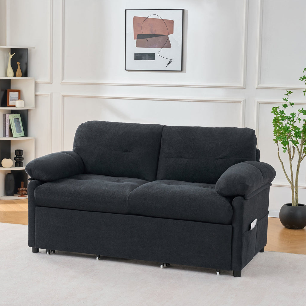 Convertible Pull Out Sofa Bed Queen Size