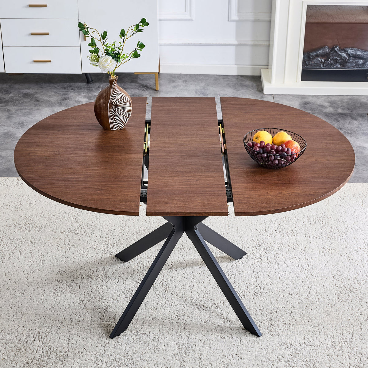 Extendable Round Dining Table (43" to 54")