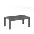 43" x 24" All-Weather Metal Outdoor Coffee Table