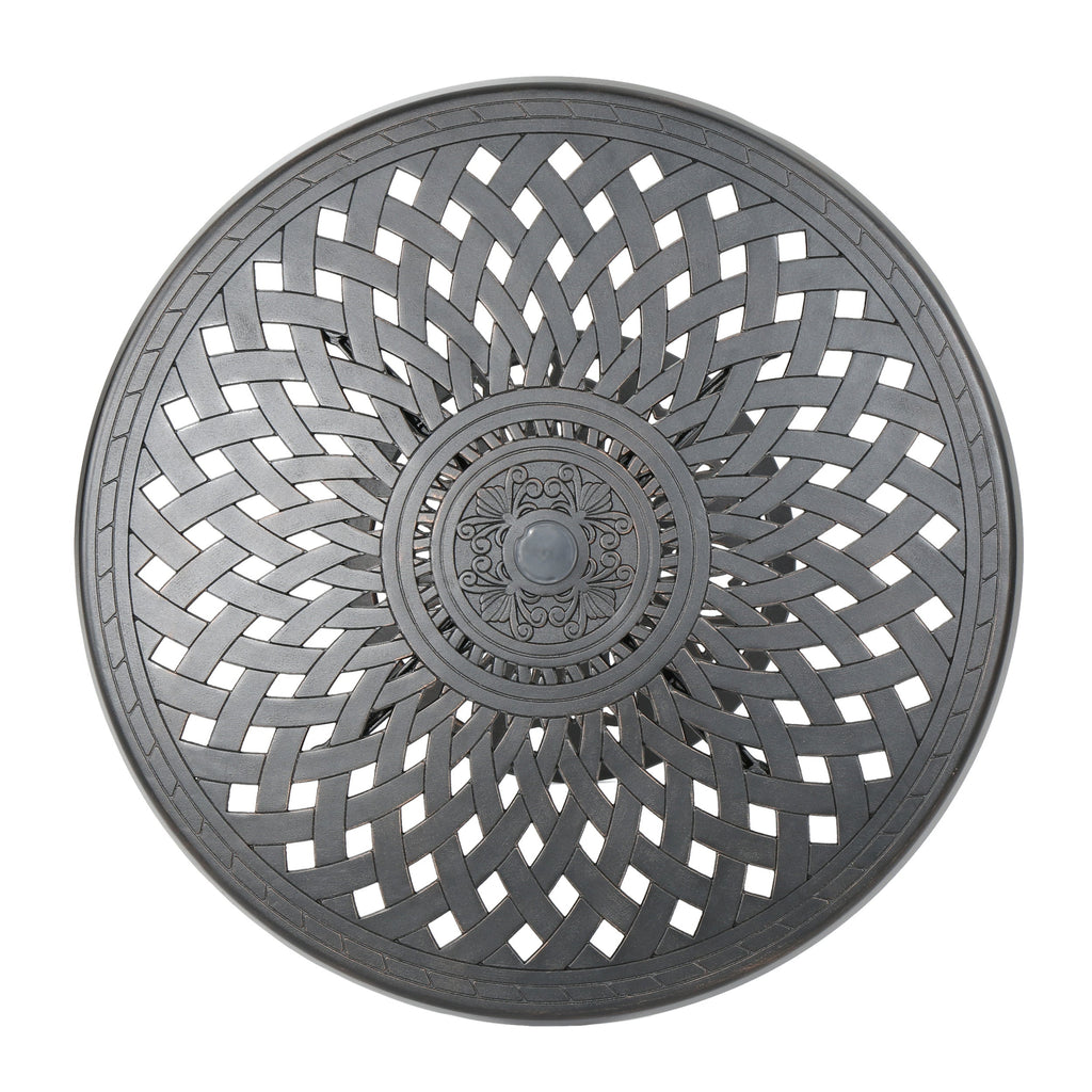 Cast Aluminium 35'' Round Bar Table