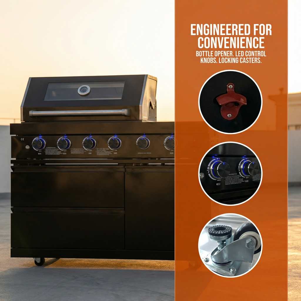 46-Inch Stainless Steel Outdoor Grill