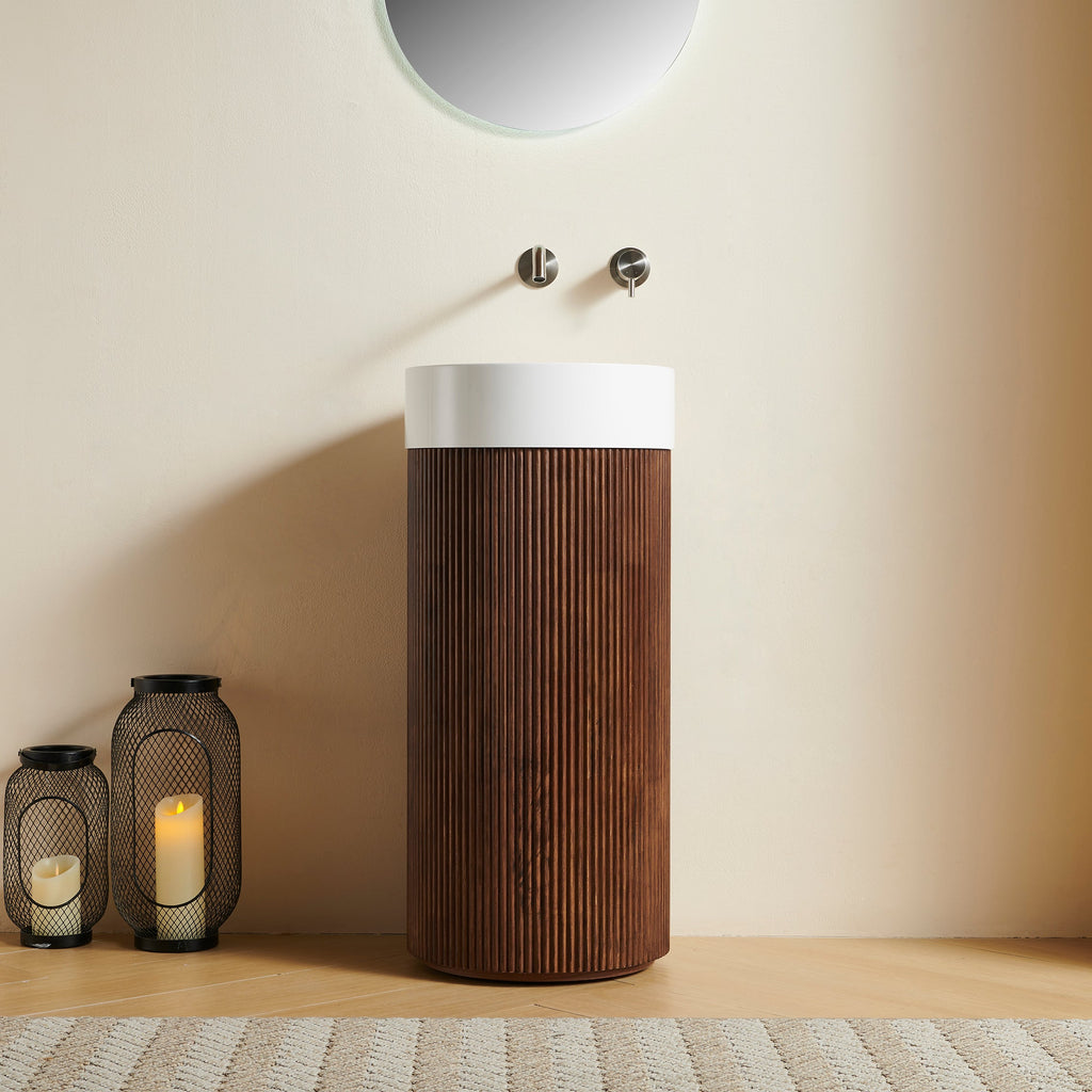 JINBO 16" Freestanding Cylindrical Cabinet