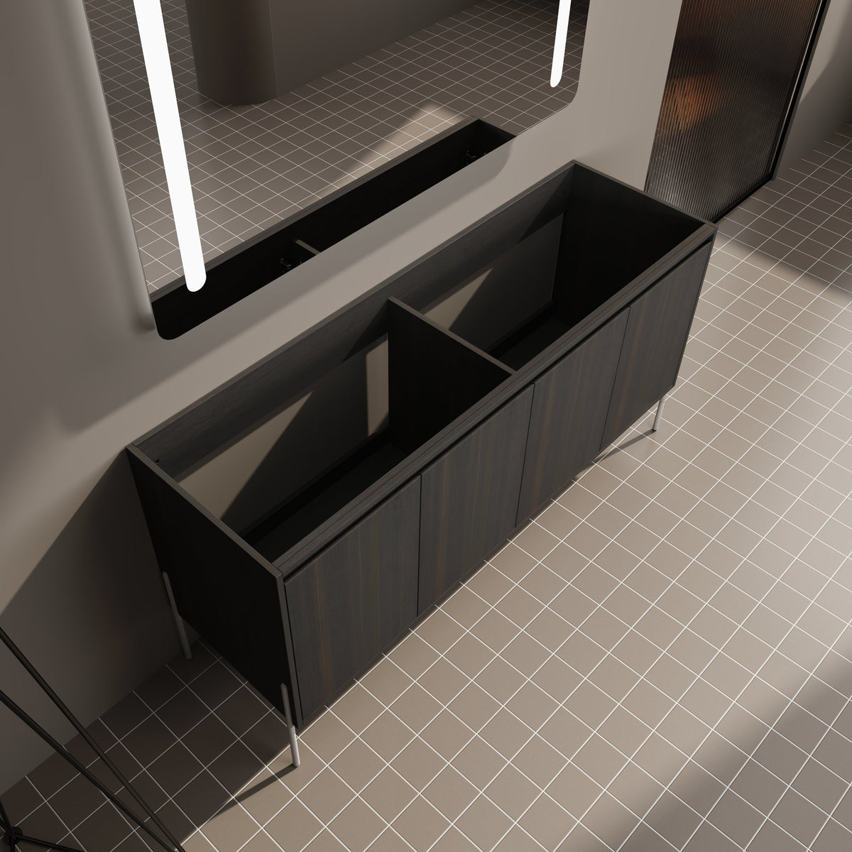 60" Freestanding Bathroom Vanity