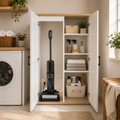 55.1" Tall Wooden Vacuum Storage Cabinet