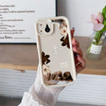 Gentle-style Retro Dried Flower Phone Case Airbag Drop-Proof Phone Protector