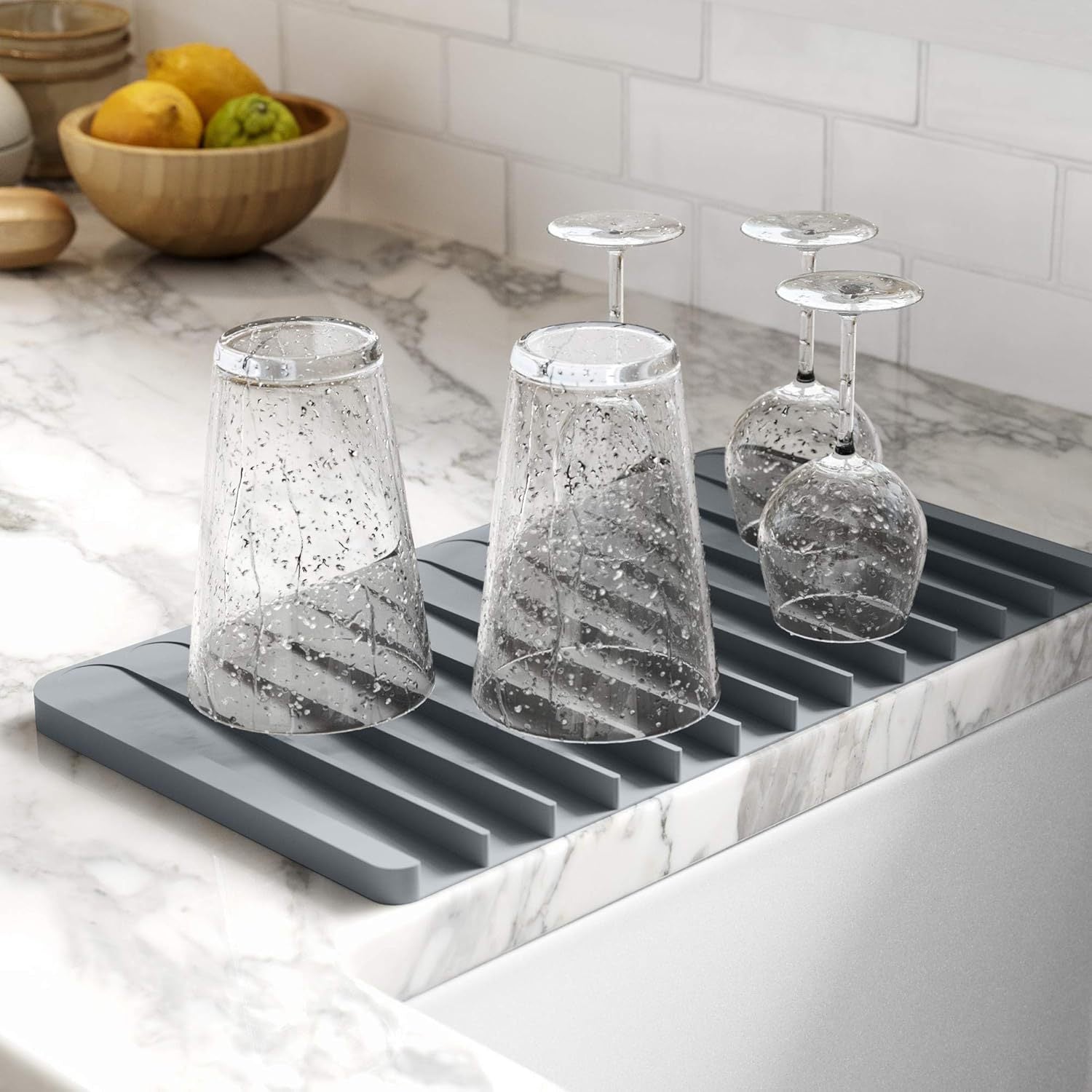 Multifunctional Kitchen Countertop Sink Storage Drainage Mat