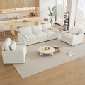 Cozy Upholstered Sofa Set Oversized Comfy Cloud Sofa