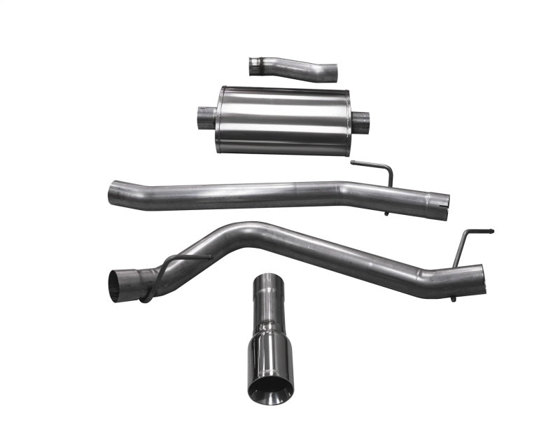 Corsa 2020 Jeep Gladiator JT 3.6L, Single Side Exit Cat-Back Exhaust w/ Single 4in Polished Tip 21060