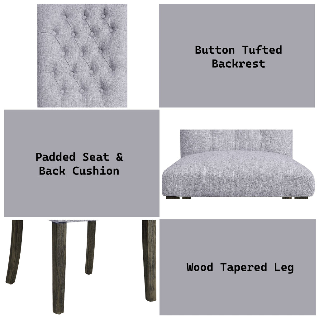 Merel Armless Parson Chair