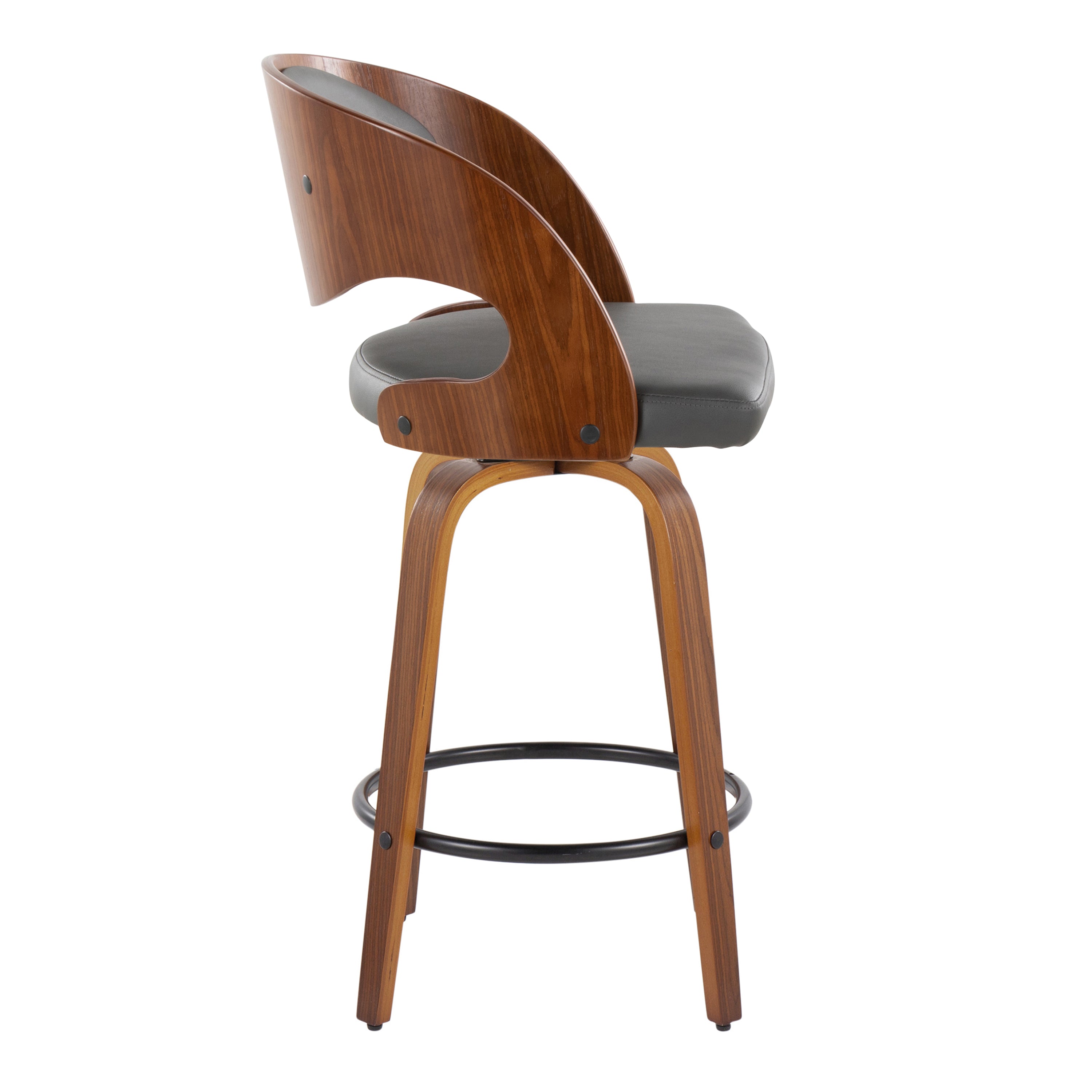 Fixed-Height Counter Stool with Swivel